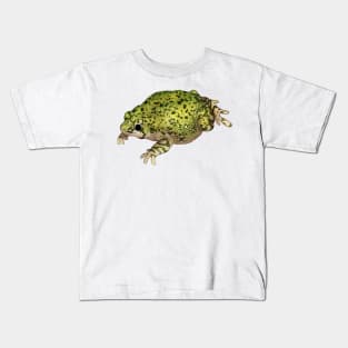 Cozy Western Green Toad Kids T-Shirt